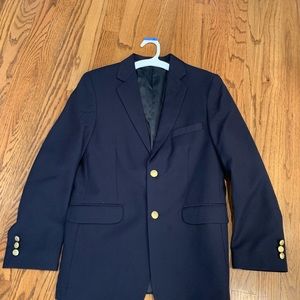 Chaps Boys size 14 regular navy sportcoat